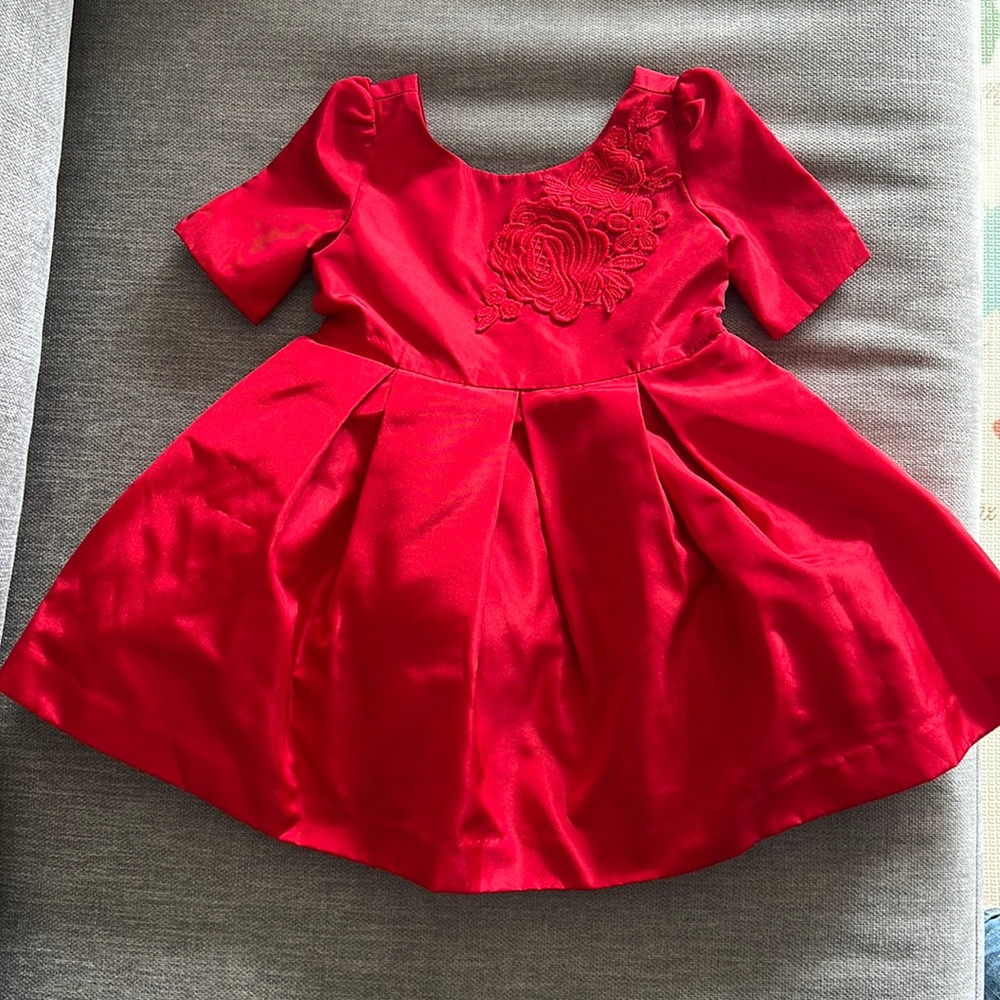 Janie and Jack red dress 6-12 months